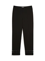 Pull-On Bead Detail Pants