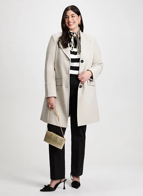 Medium-Length Jacket & Straight Leg Pants