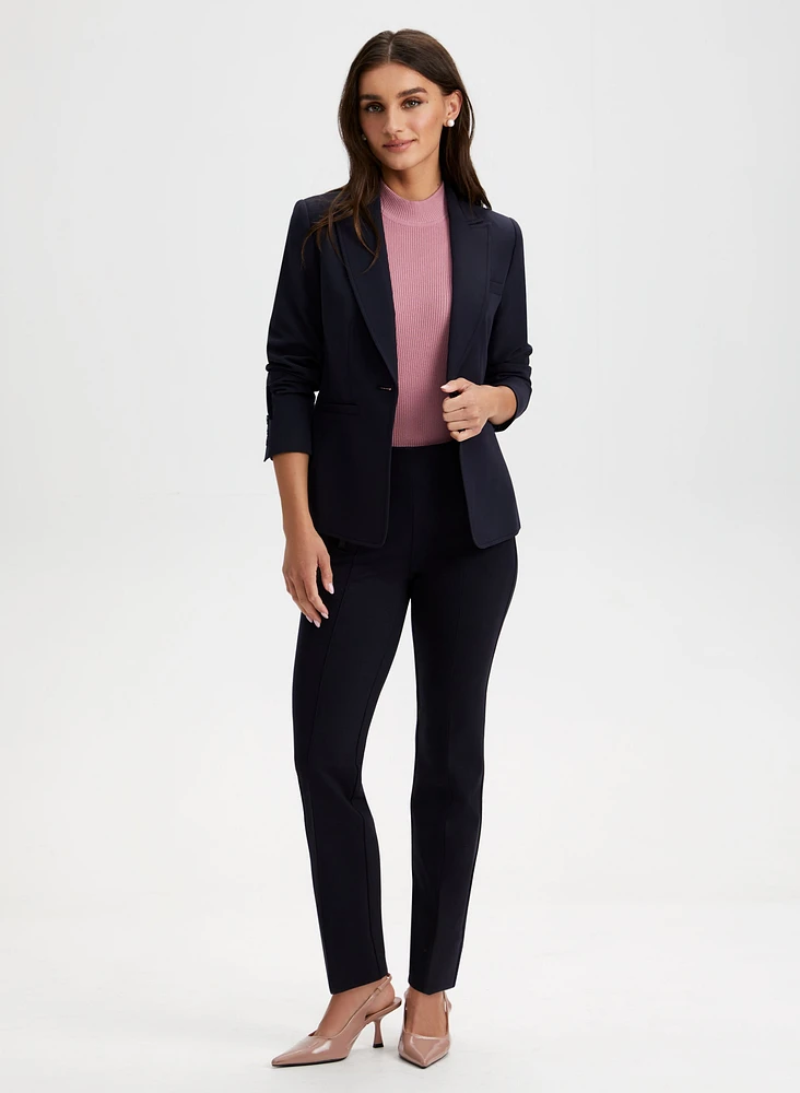 Sleeveless Mock Neck Sweater