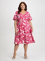 Floral Print Fit & Flare Dress