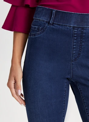 Pull-On Bootcut Jeans