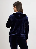 Hooded Velour Hoodie