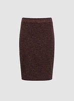 Bouclé Pencil Skirt