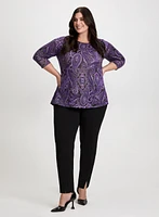 Paisley Top & City Fit Pants