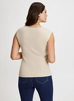 Fitted Cap Sleeve Top