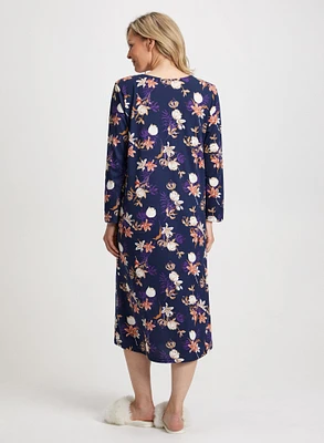 Floral Print Nightgown