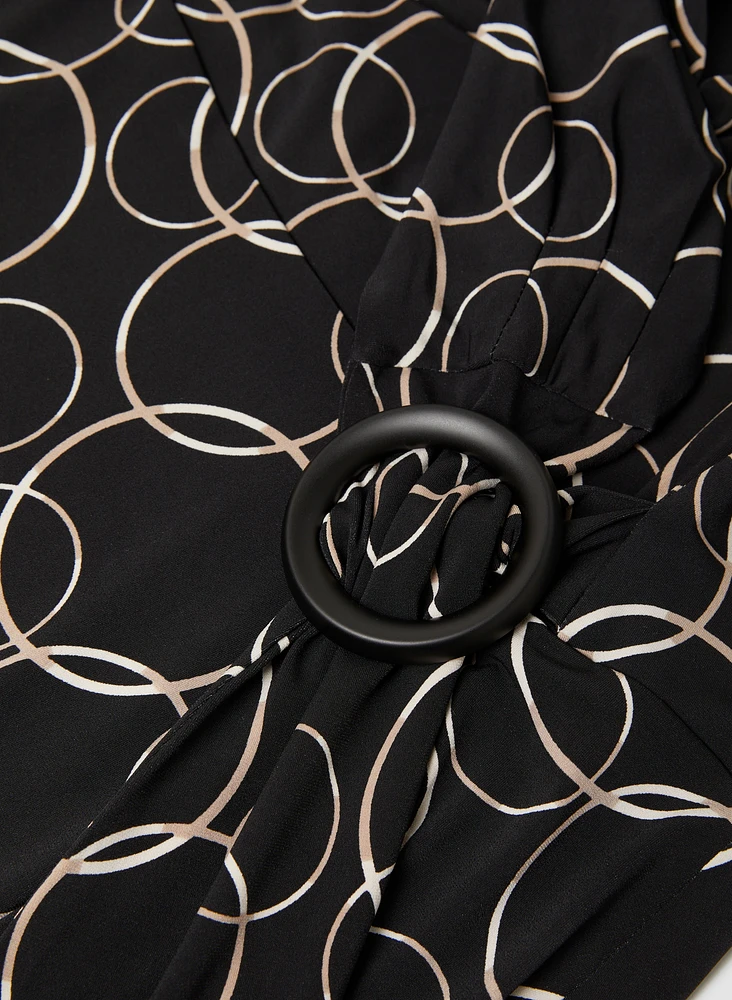 Circle Print Dress