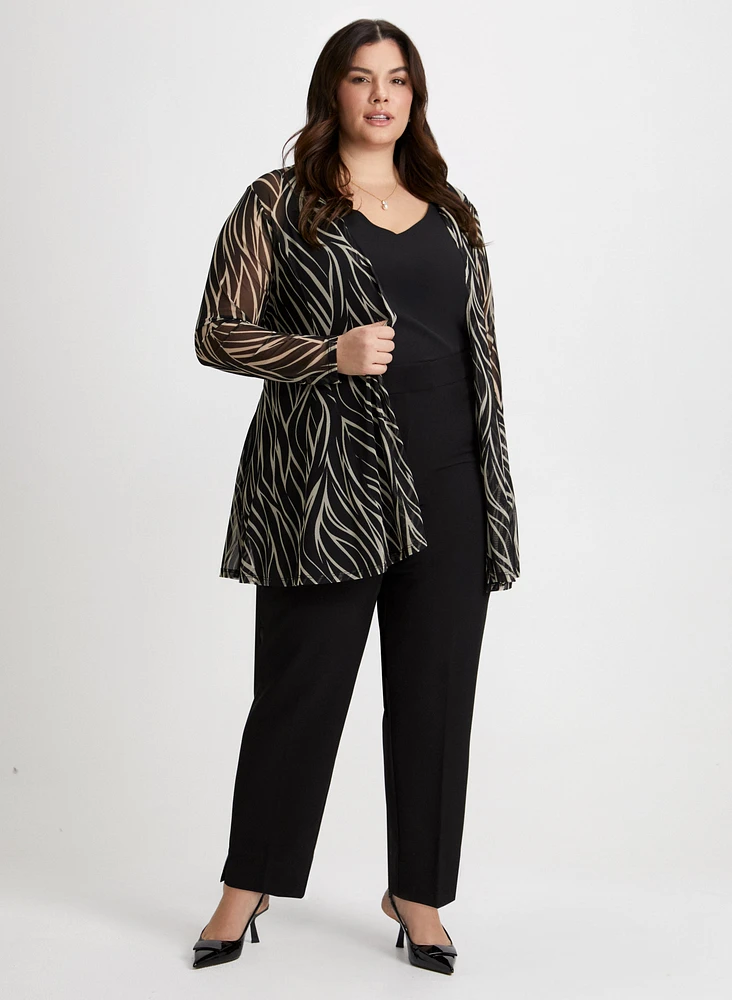 Zebra Print Tunic & City Fit Pants