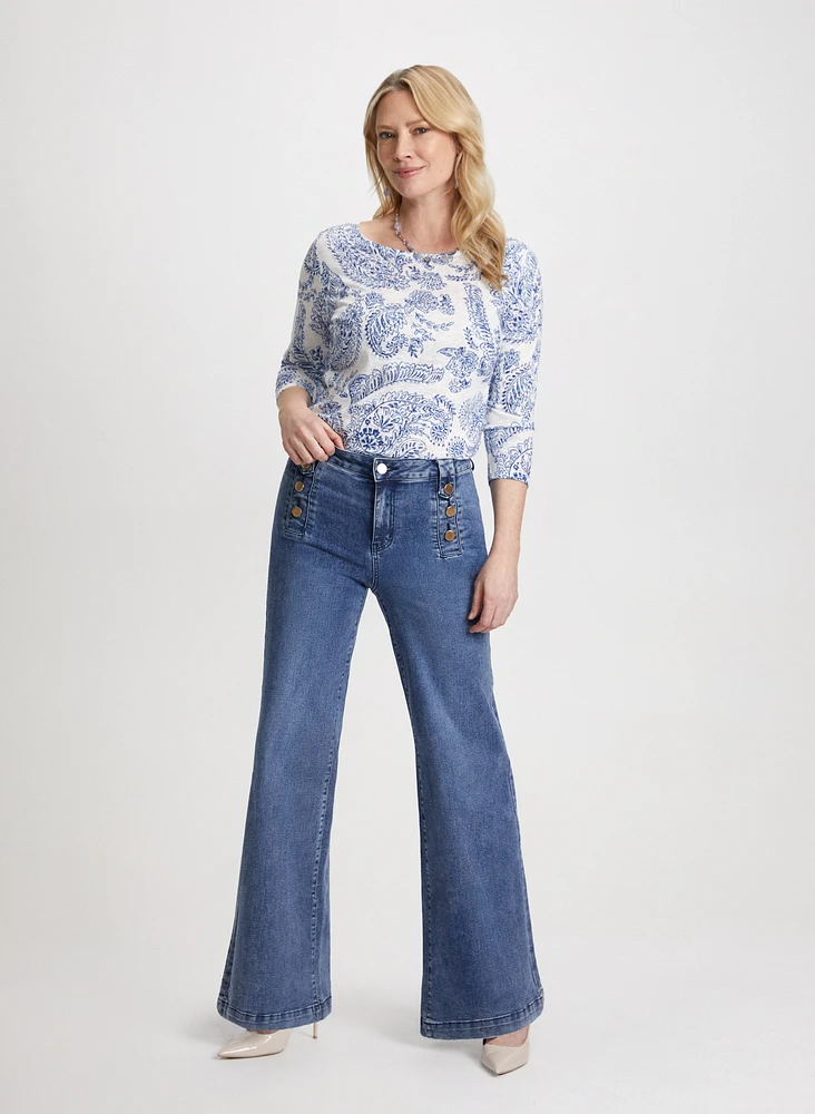 Burnout Paisley Tee