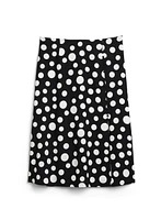 Polka Dot Midi Skirt