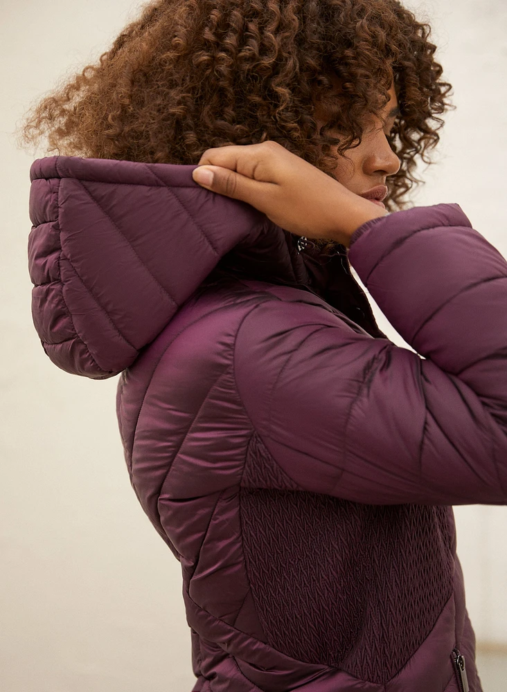 Vegan Down Quilted Coat