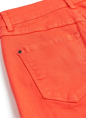 Charlie B - Cuffed Cotton Twill Shorts