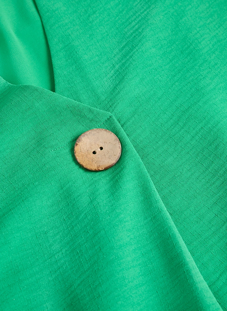 Decorative Button Dress