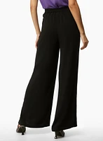 Slit Detail Wide Leg Pants