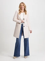 Trotting Coat & Wide Leg Jeans