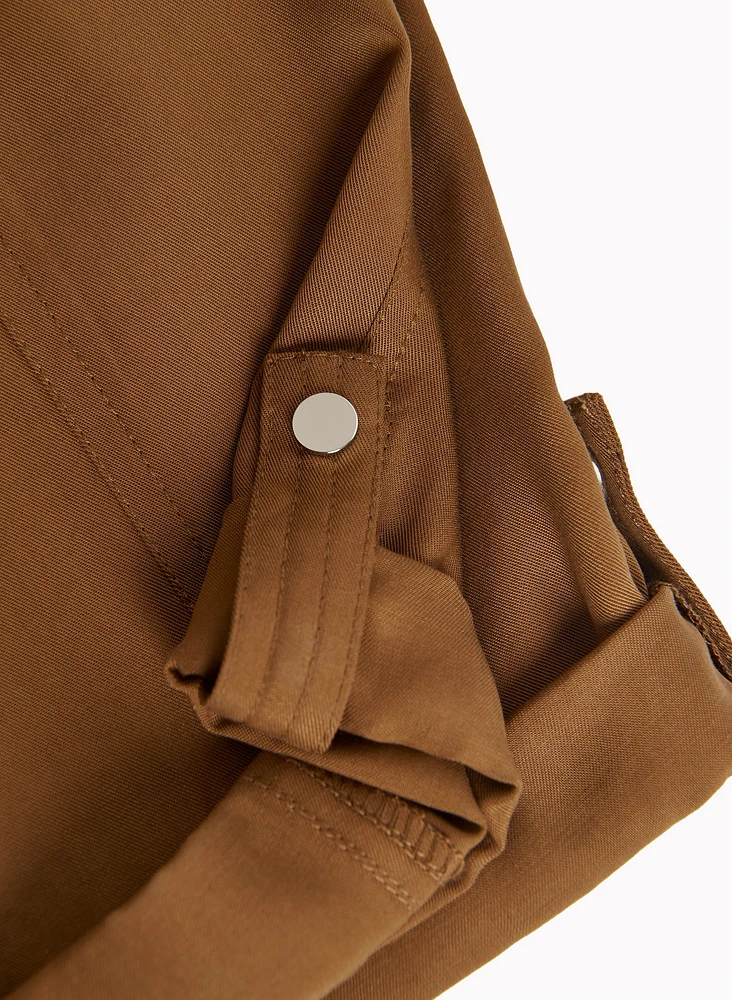 Pantalon jambe droite en tencel