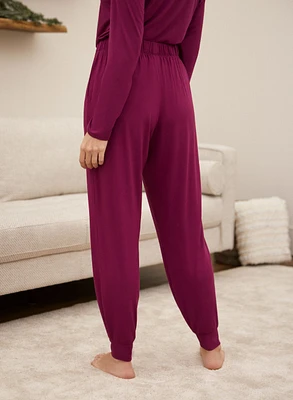 Pull-On Pyjama Pants With Pockets