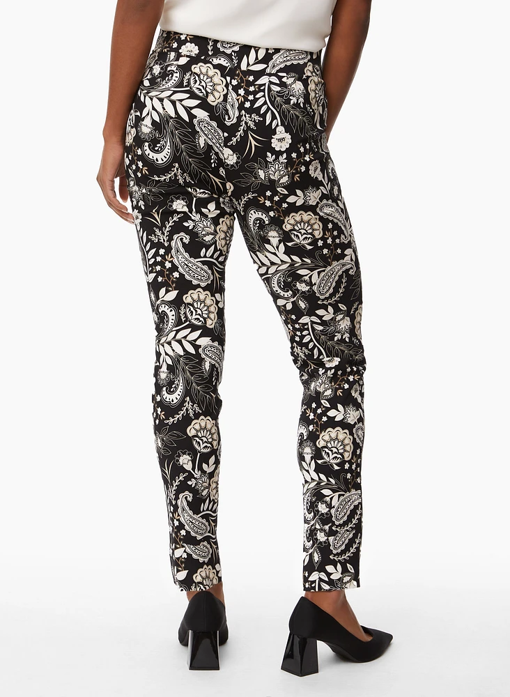 Pantalon motif cachemire à enfiler
