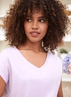 Solid Cotton Modal Tee