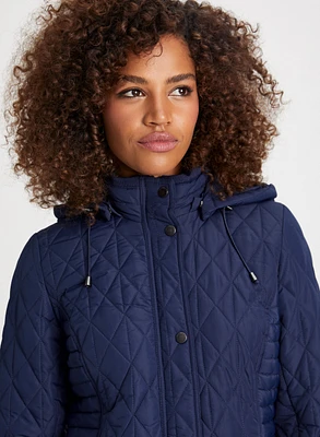 Vegan Down Quilted Coat