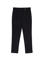 Pantalon 7/8 à détail boutons