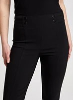 Slim Leg Pull-on Bengaline Pants