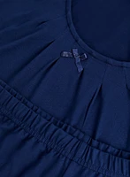 Pleat & Bow Detail Pyjama Set