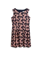 Floral Print Sleeveless Dress