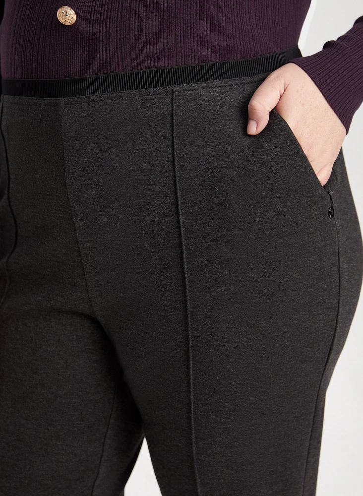 Pantalon jambe étroite à enfiler