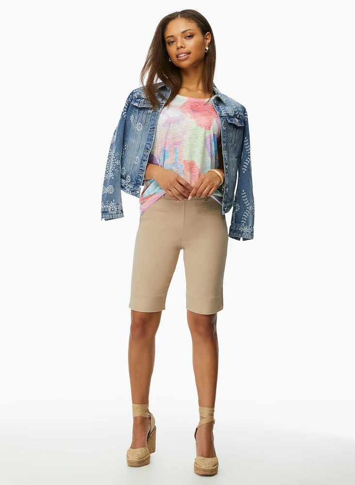 Pull-On Bermuda Shorts