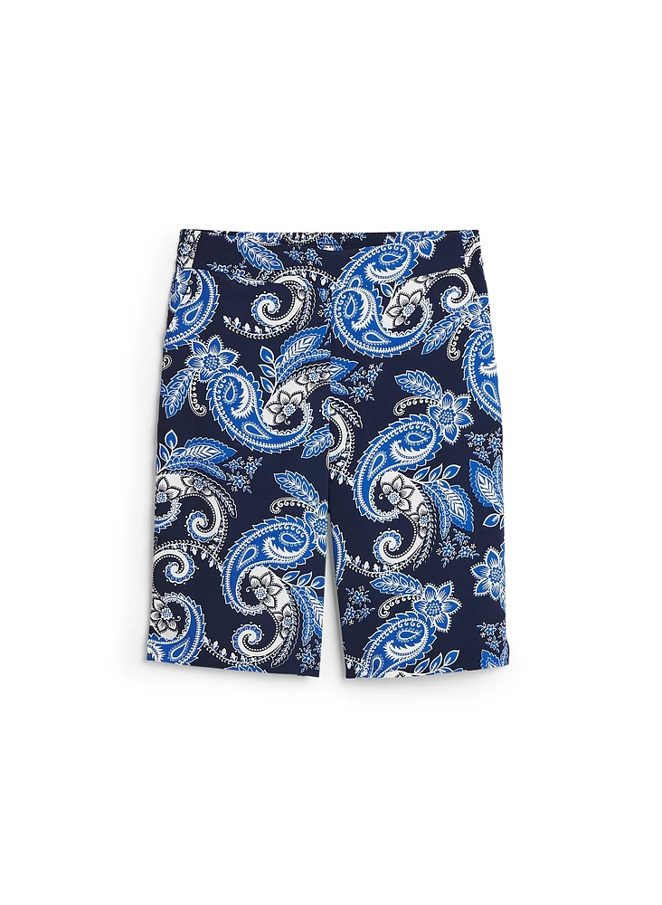 Paisley Print Shorts