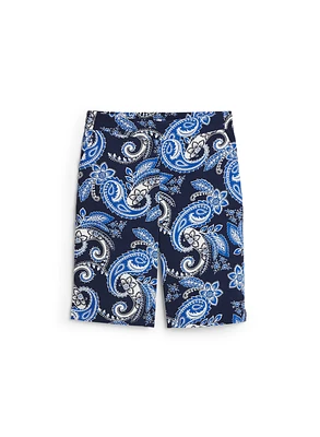 Paisley Print Shorts