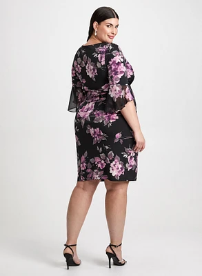 Floral Print Sheath Dress