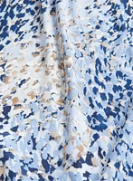 Blouse imprimée à volants