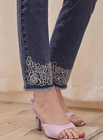 Pull-On Slim Leg Ankle Jeans