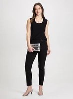 Slim Leg Pull-on Bengaline Pants