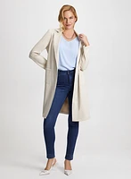 Faux Suede Jacket & Bow Detail Jeans