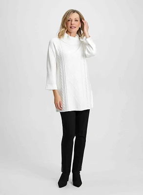 Pull tunique et pantalon à détails pierres