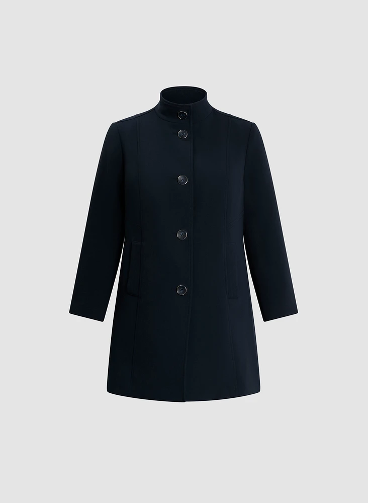 Button Front Coat