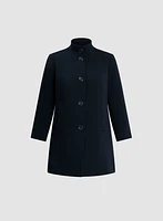 Button Front Coat