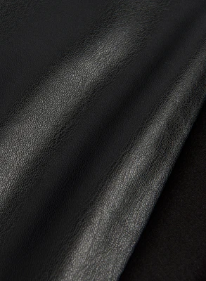 Vegan Leather Pull-On Leggings