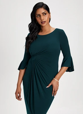 Draped Sheath Dress