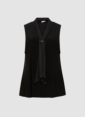 Chiffon Tie Detail Sleeveless Top