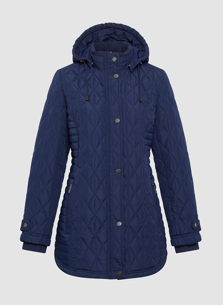 Vegan Down Quilted Coat