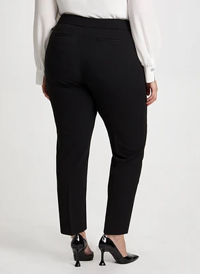 City Fit Slit Detail Pants