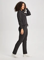 Pull-On Straight Leg Pants