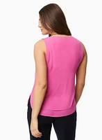 Camisole unie à encolure ronde