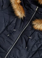 Manteau matelassé à capuchon