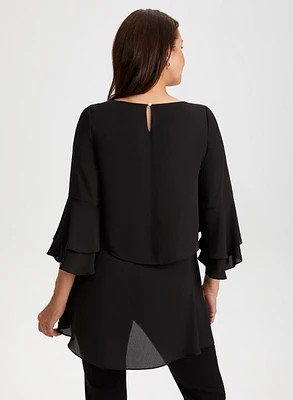 Flutter Sleeve Blouse