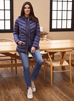 Packable Vegan Down Quilted Coat